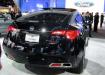 Acura ZDX в чёрном цвете: вид сзади