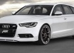 Audi A6 Avant спереди, белый