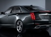 Cadillac CTS - чёрный, вид сзади