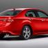 Acura TSX в огненно-красном цвете