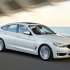 BMW 3 Gran Turismo - белый в движении