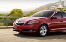 Acura ILX: красный цвет, общий вид