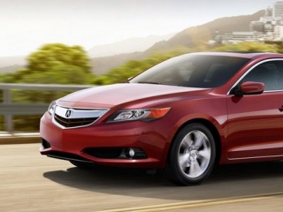 Acura ILX: красный цвет, общий вид