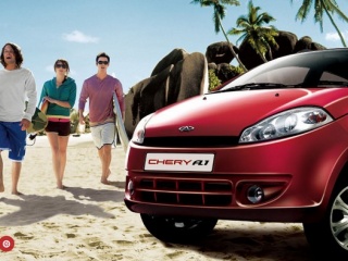 Chery Kimo на пляже